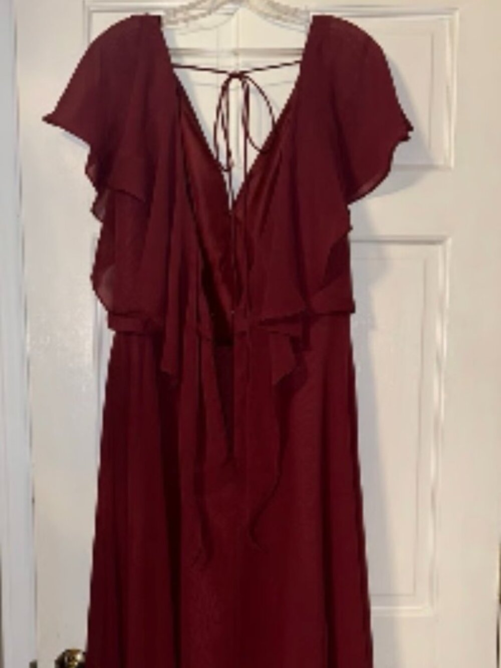 Allure Bridesmaids Sz 16 Dress Style 1655 Sangria color